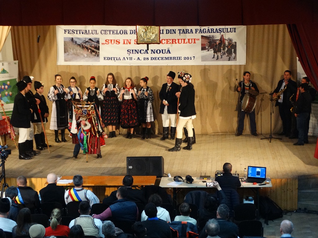 Ceata de Feciori din Grid, Festivalul Cetelor de Feciori din Tara Fagarasului - Sus in slava cerului, Sinca Noua, 2017